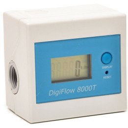 Contalitri LCD Digiflow 8000T - monitoraggio litri e tempo