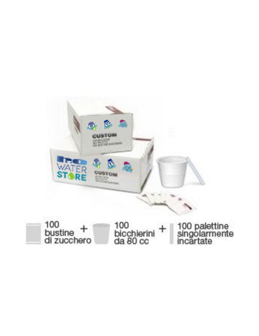 Kit Accessori cialde caffè 100pz (bicch + pal + zucch)