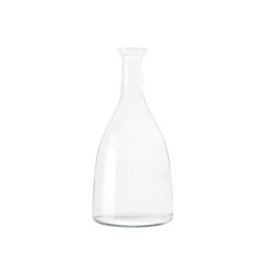 Transparente lila Flasche