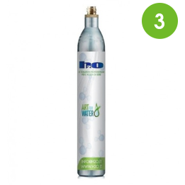 Cilindro CO2 gasatore 425 gr - 3 pz Alimentare E290