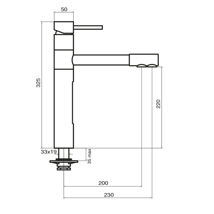 Rubinetto 5 vie - elettronico - Modello: 7180