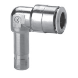 Elbow with plug-in shank
