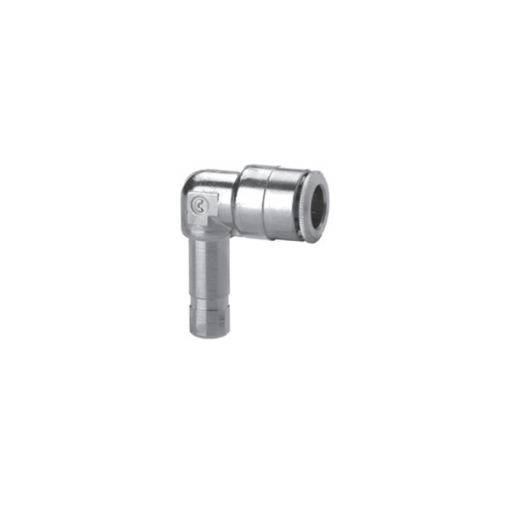 Elbow with plug-in shank