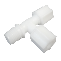 Intermedio a T Lato filettato  M. 1/4" x 1/4" - 1/4"
