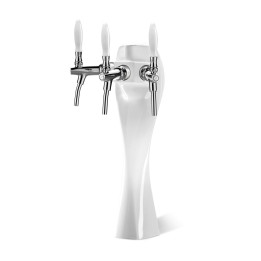 Colonna Magic 3 vie ceramica bianca