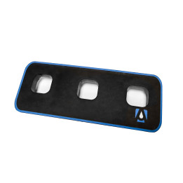 Placca nera 3 tasti "Ambiente" -  Aquality