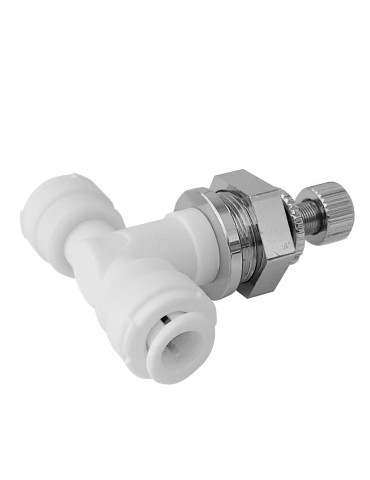 Raccordo Metrico Intermedio Tubo 12 mm x 3/8 Depuratore Acqua Osmosi Inversa CE