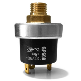 Pressostato di massima (29-72,52 psi/2-5 bar) 1/4"