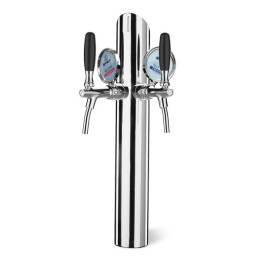 Colonna Tube 2 vie cromo 88182