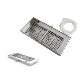 Bac de récupération en acier inoxydable Hi-class TOP 65 40x18cm sur meuble - H2O Water Store