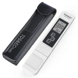 Tester 3 in1 TDS/conducibilità/temperatura  custodia nera - H2O Water Store