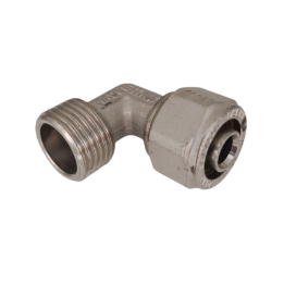 Gomito a stringere  M 1/2" x 16 multistrato