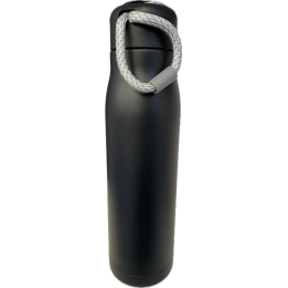 Botella de agua Losna Slim de acero inoxidable (500 ml), color negro - H2O Water Store