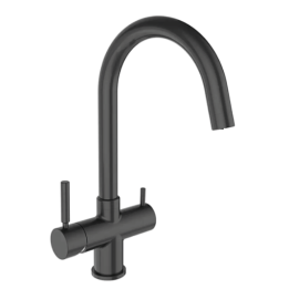 Rubinetto mix 4 vie 3/8" Nickel spazzolato - H2O Water Store