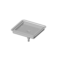 Lavabo de acero inoxidable encastrable con desagüe reducido - VR-IR2 - 18x20x3 cm - H2O Water Store