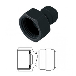 Terminale diritto femmina Ø tubo - filetto BSP 12MM x 3/4" DMFit