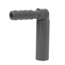 Codolo portagomma a gomito codolo-interno tubo 5/16"-1/4"
