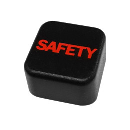 Pulsante nero " Safety"  -  Aquality