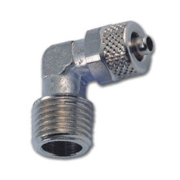 Gomito maschio 3/8-8 mm a stringere