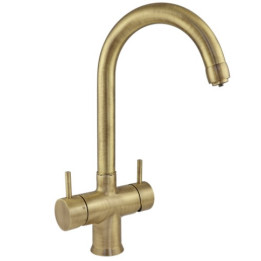 Rubinetto 5 vie modello 5690 nickel spazzolato - H2O Water Store