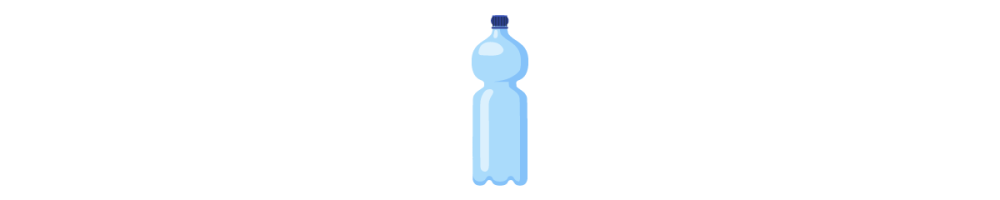Hauszustellung von 0,5 Liter, 1,5 Liter und 2 Liter Mineralwasser