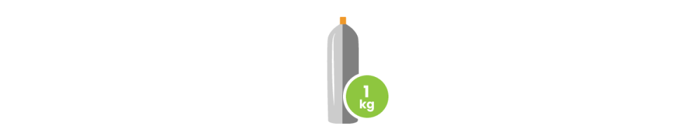Bouteilles de CO2 de 1 kg - Boutique en Ligne | H2O Water Store