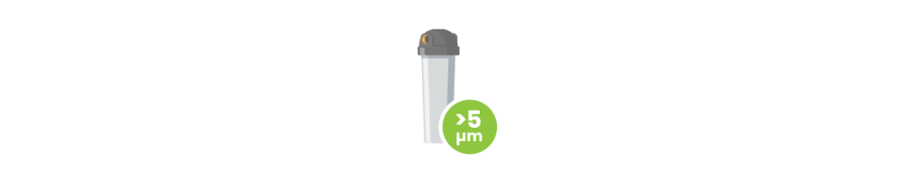 über 0,5 Mikron - Online Shop | H2O Water Store